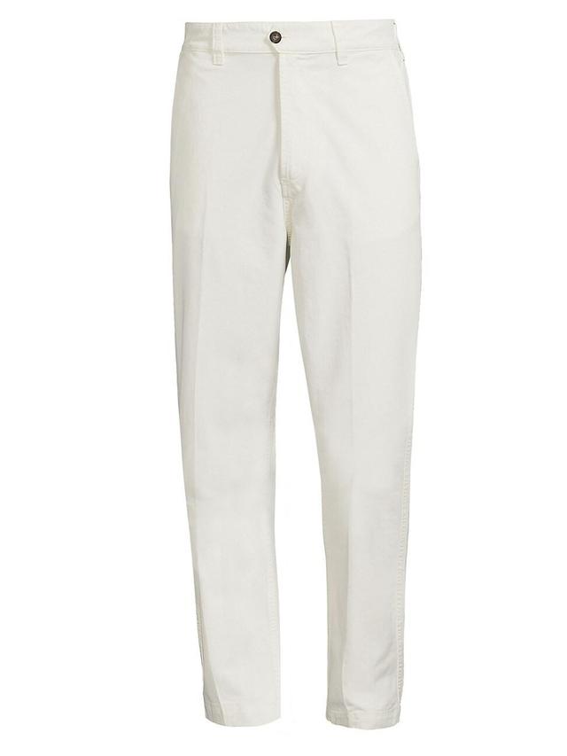 Drakes Flat Front Cotton Chino Pants Product Image