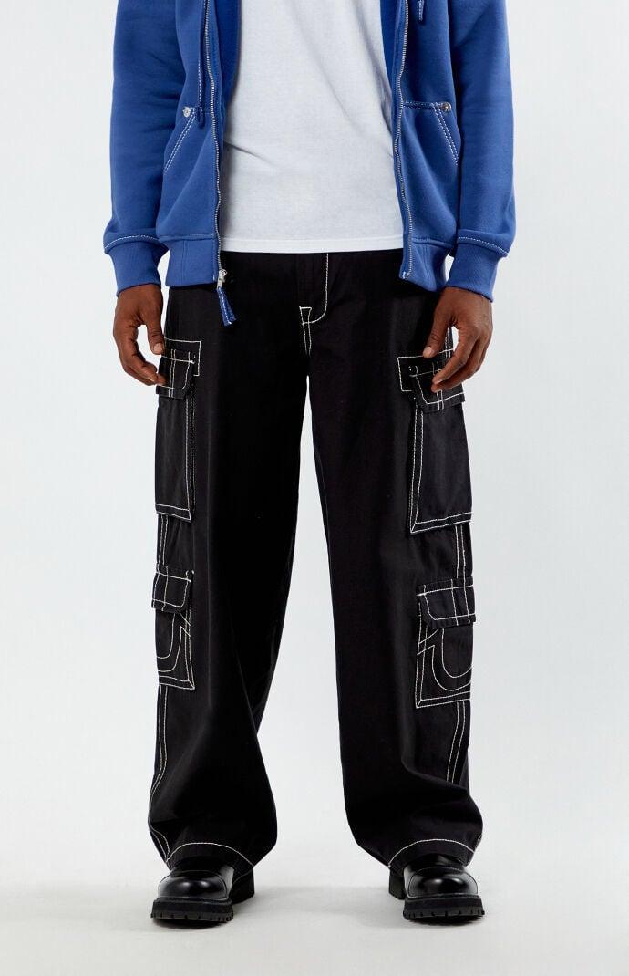 True Religion Men's Big T Baggy Cargo Pants Product Image