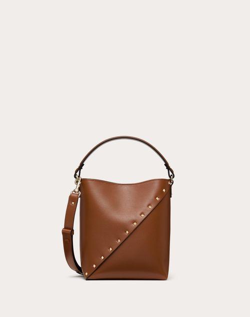 VALENTINO GARAVANI VALENTINO GARAVANI ROCKSTUD WISPY CALFSKIN BUCKET BAG Product Image