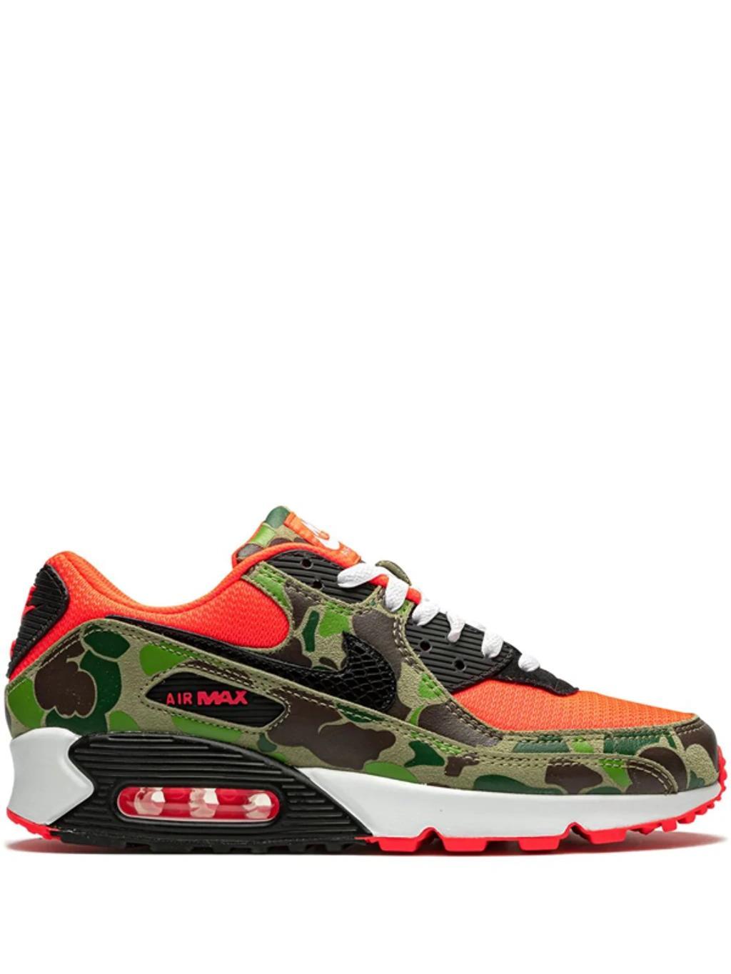 Air Max 90 Retro "reverse Duck Camo" Sneakers In Red Product Image