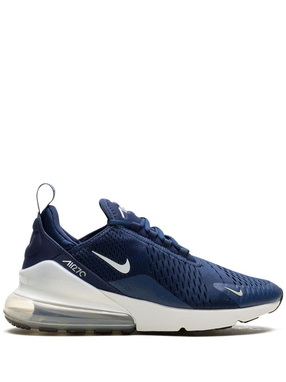 NIKE Air Max 270 "midnight Navy Black Jade Horizon White" Sneakers In Midnight Navy/black/jade Horizon/white Product Image