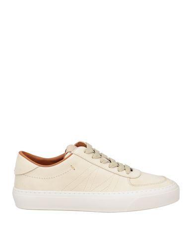 MONCLER Man Sneakers Beige Size 9 Leather Product Image