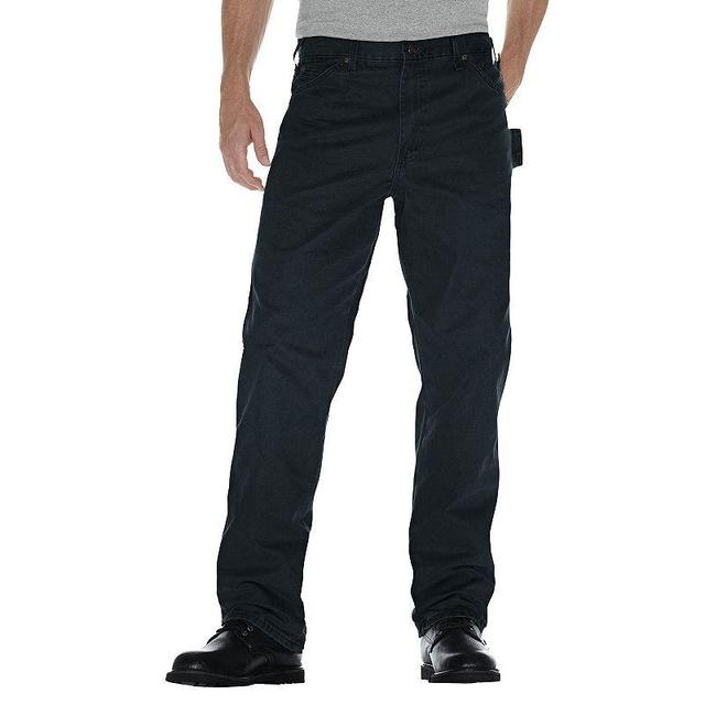 Mens Dickies Sanded Duck Carpenter Jeans Rinsed Grey Product Image