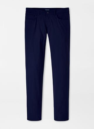 Peter Millar Mens Bingham Performance Five-Pocket Pant | Color: Navy | Size: 36 Product Image