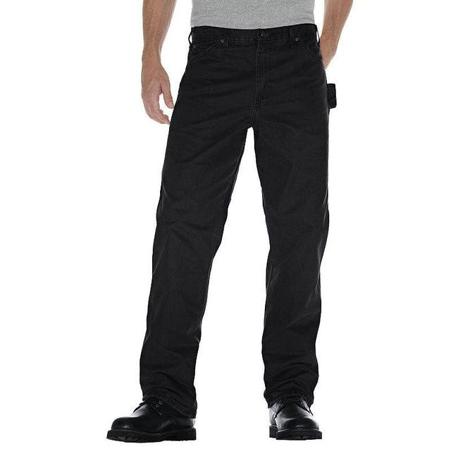 Mens Dickies Sanded Duck Carpenter Jeans Black Product Image