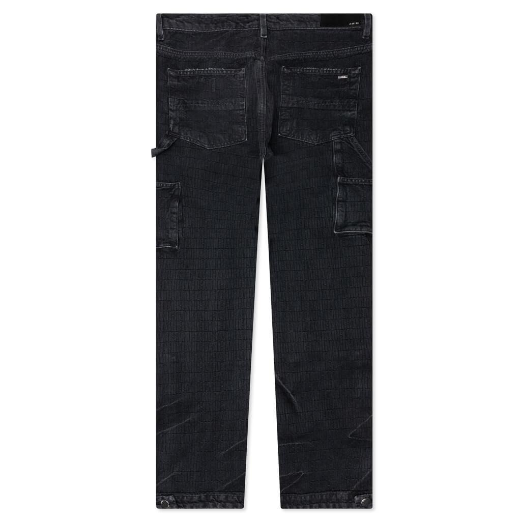 Jacquard Carpenter Jean - Faded Black Male Product Image