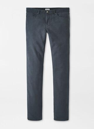 Peter Millar Mens Coastline Five-Pocket Pant | Color: Iron | Size: 33 Product Image