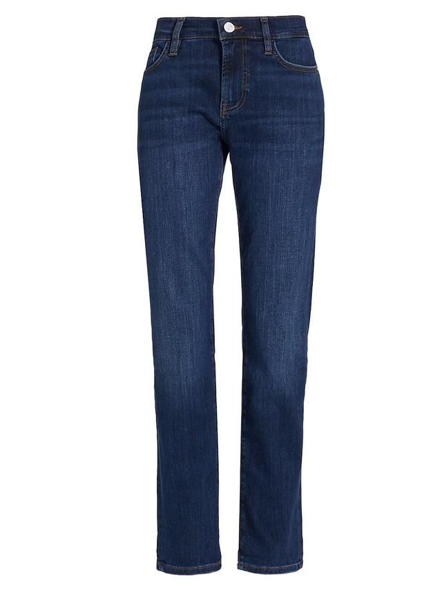 Womens Le Garcon Mid-Rise Skinny Straight-Leg Jeans Product Image