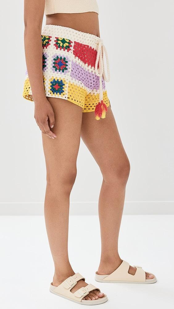 FARM Rio Crochet Shorts | Shopbop Product Image