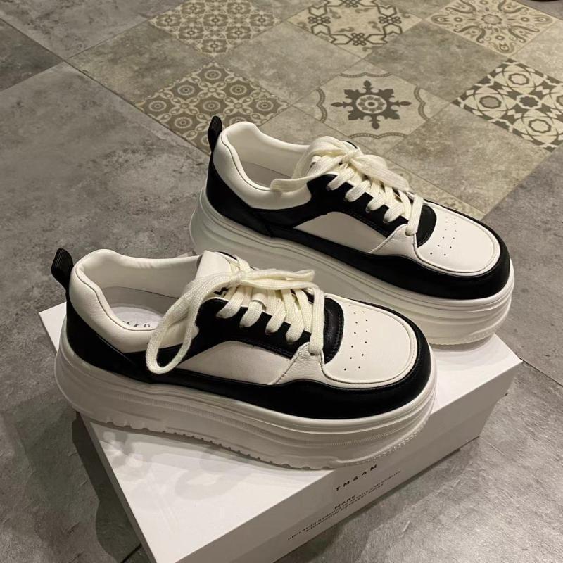 Lace-Up Platform Sneakers product image