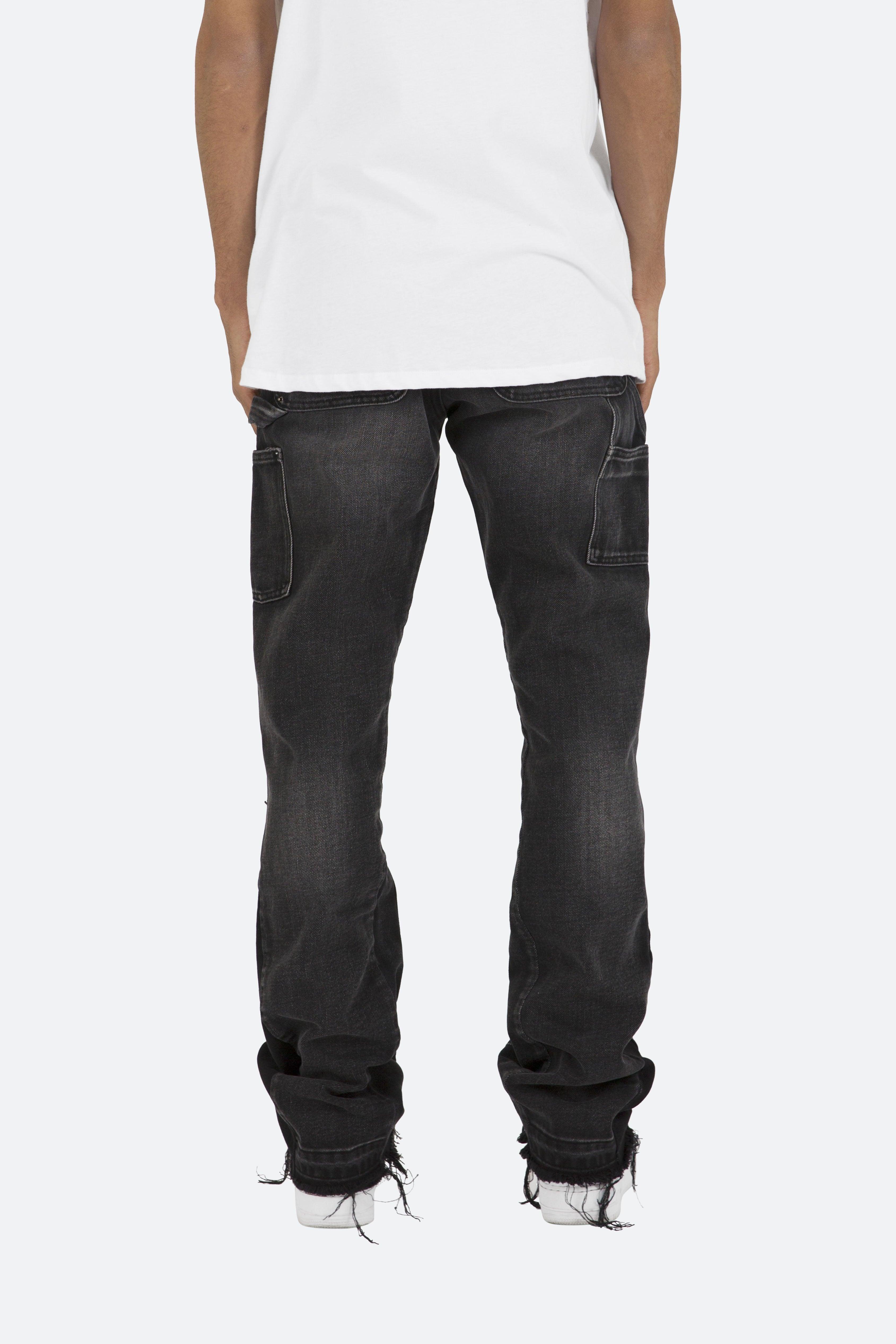 B118 Work Flare Denim - Black Product Image