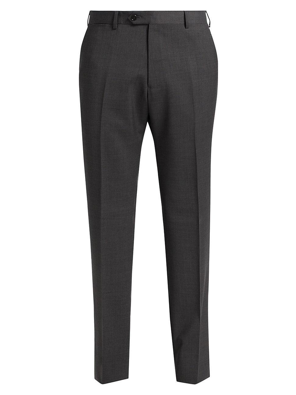 Mens Basic Wool Trousers Product Image