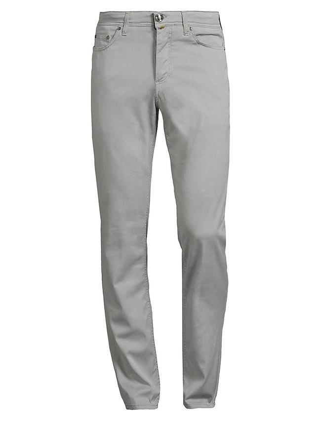 Mens Twill Slim-Straight Pants Product Image