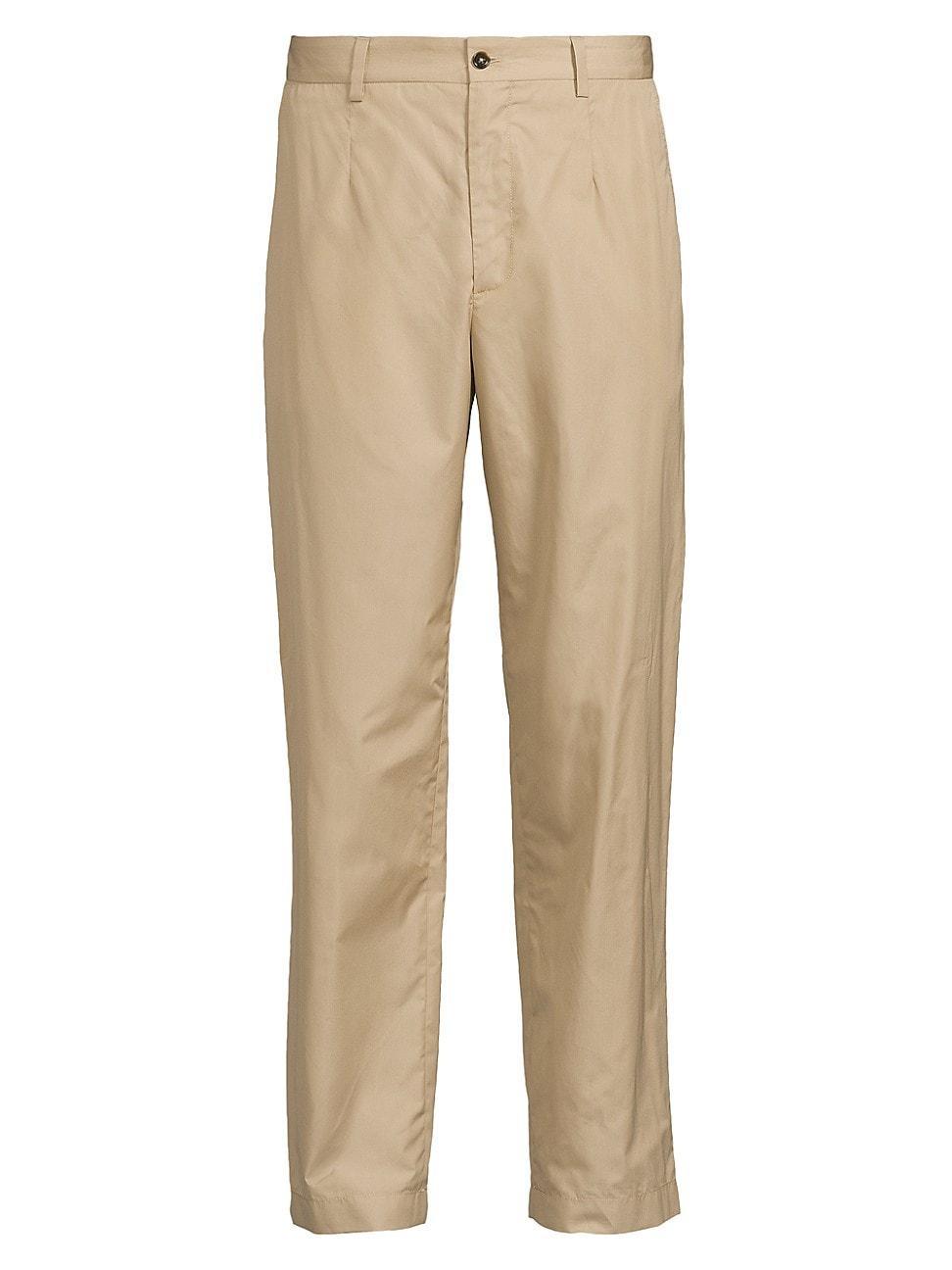 Mens Cotton-Silk Relaxed Pants Product Image