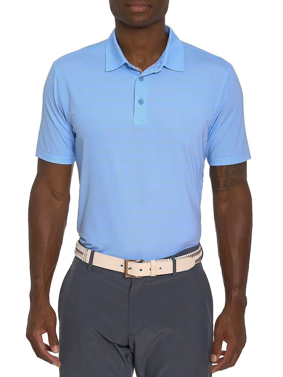 Mens Hyde Short-Sleeved Knit Polo Shirt Product Image