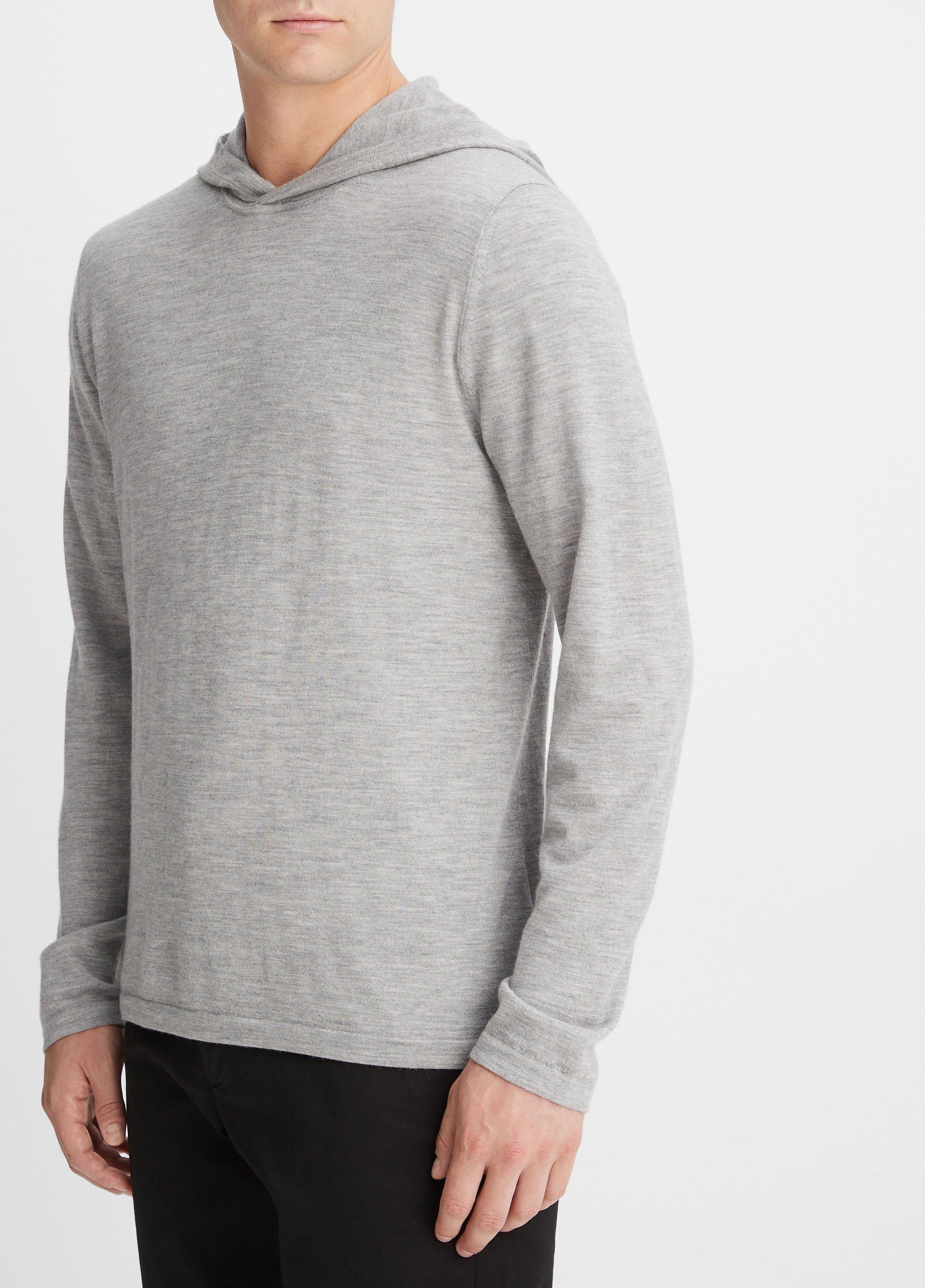 Featherweight Wool Cashmere Pullover Hoodie Product Image