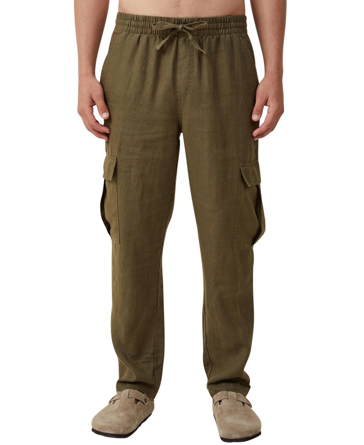 Cotton On Mens Cargo Linen Pants Product Image