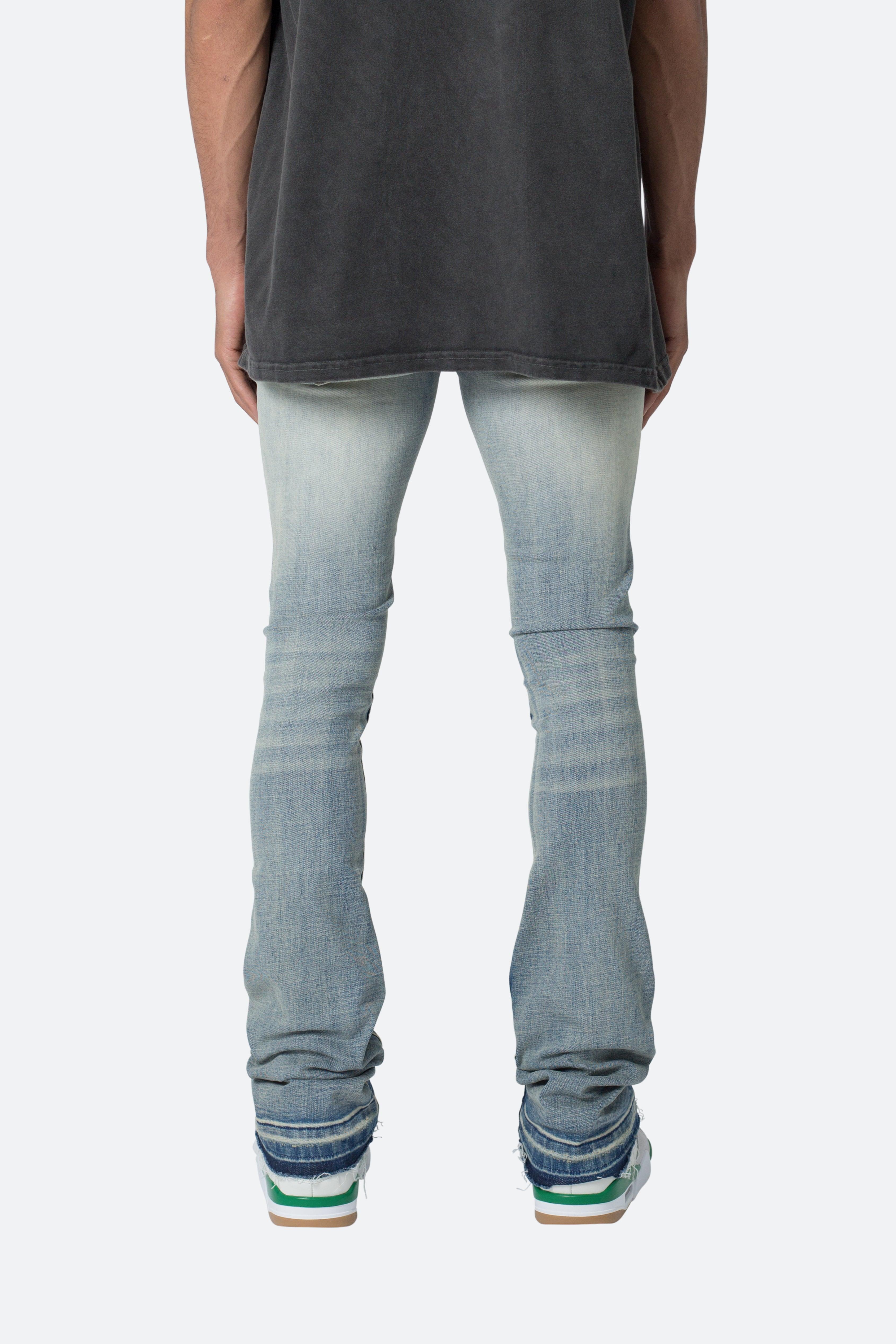 X514 Skinny Stacked Denim - Medium Blue Product Image