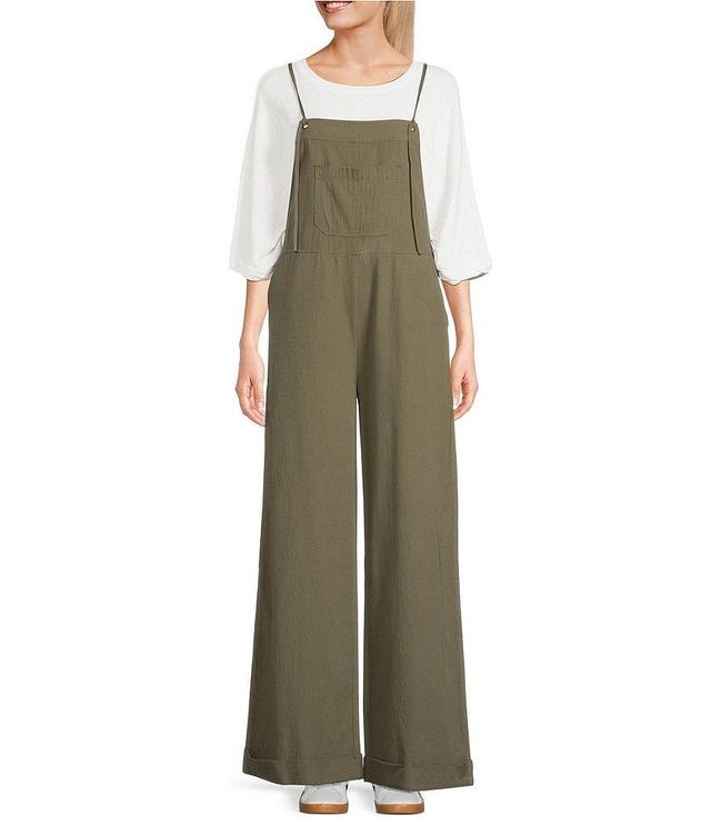 C&V Chelsea & Violet Sleeveless Vintage Overall Jumpsuit Product Image