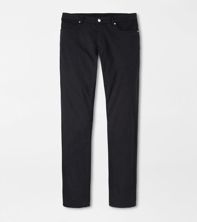 Peter Millar Mens Wayfare Five-Pocket Pant | Color: Washed Black | Size: 44 Product Image