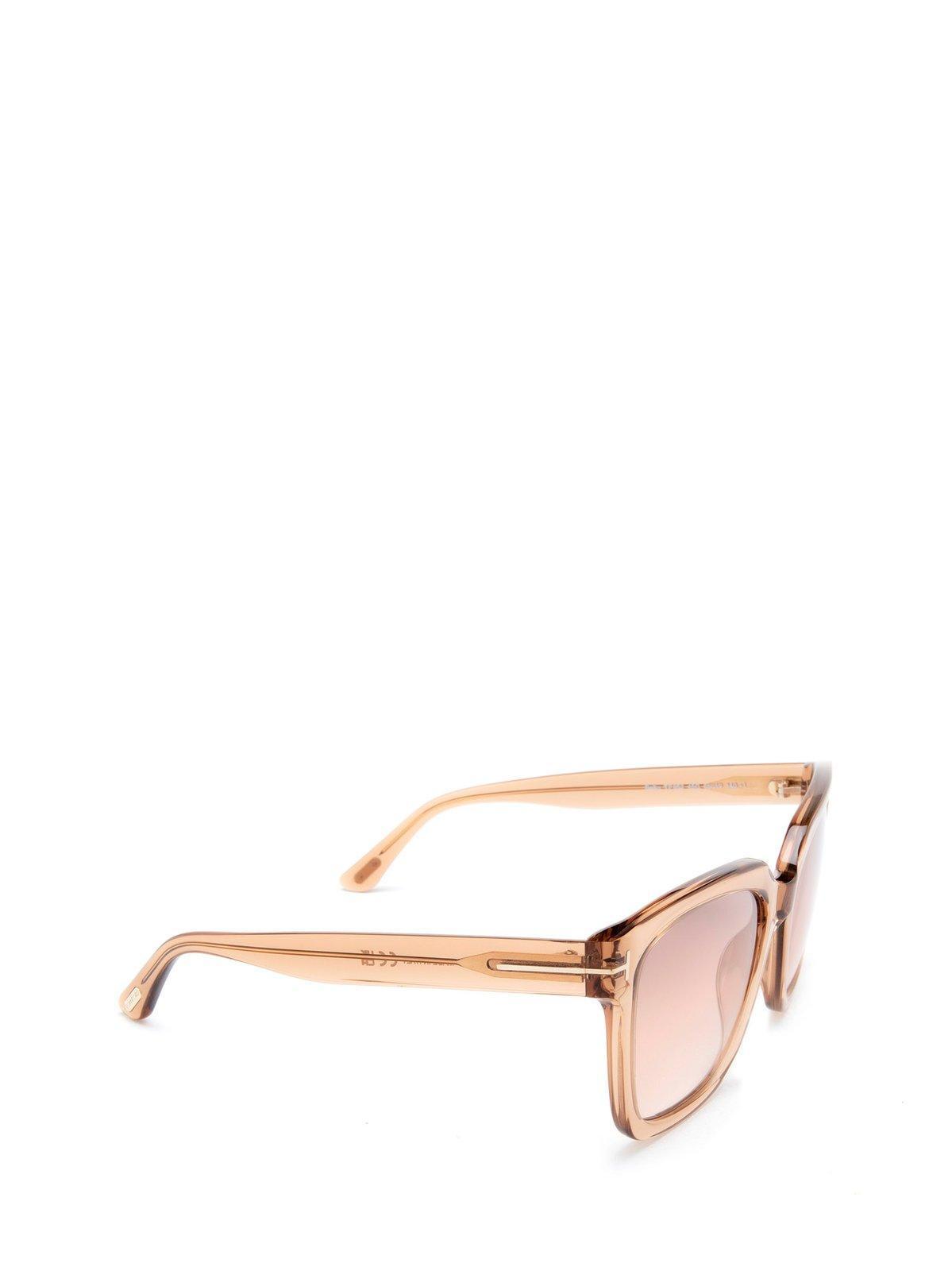 TOM FORD Square Frame Sunglasses In 45g Product Image