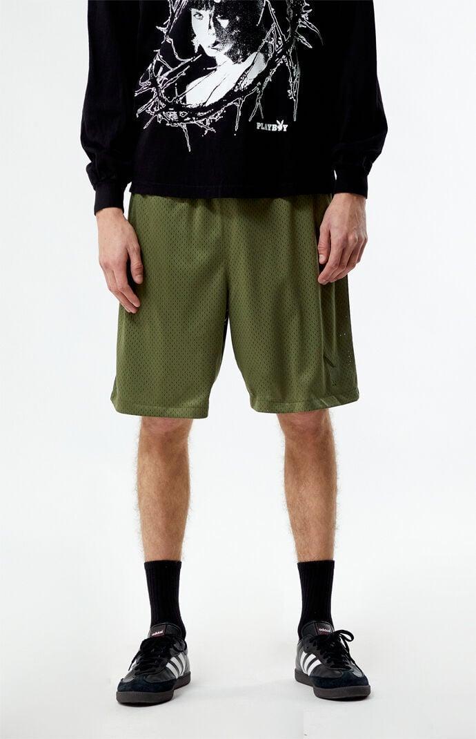 Playboy By PacSun Men's Logo Mesh Shorts Product Image