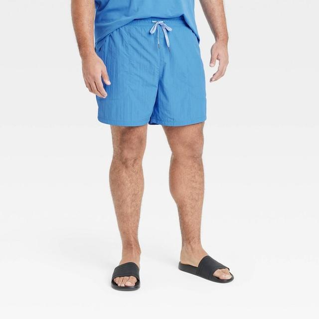 Mens Big Volley Shorts 6 - All In Motion Element Blue 2XL Product Image