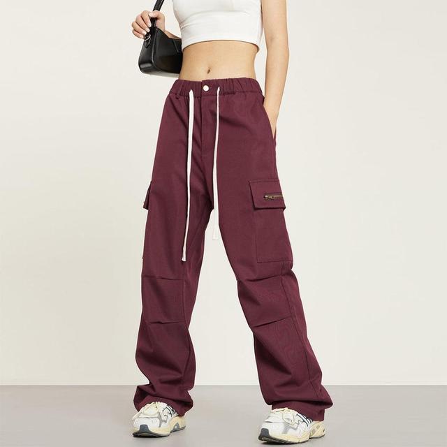 RTK (W) No. 1381 DRAWSTRING MULTI-POCKET STRAIGHT PANTS Product Image