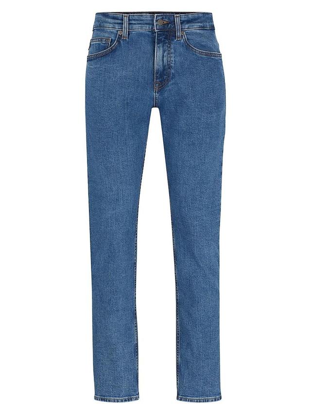 Mens Slim-Fit Jeans in Comfort-Stretch Denim Product Image