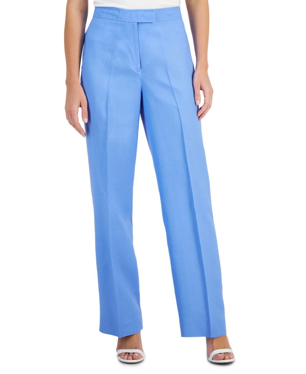 Anne Klein Womens High Rise Wide-Leg Pants product image