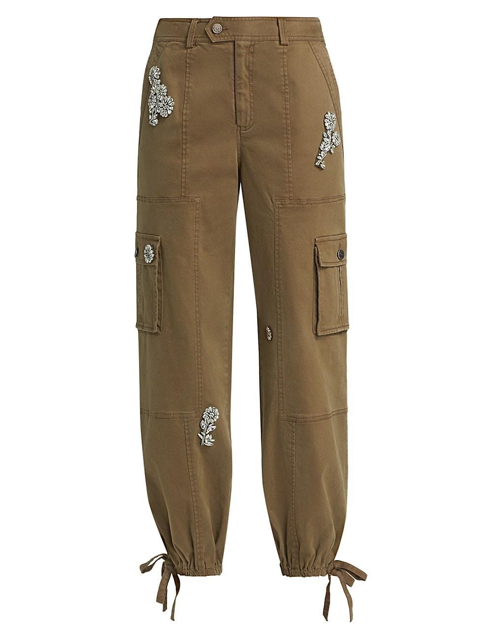 Womens Zola Embellished Jogger Pants Product Image