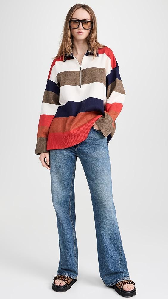 Free People Coastal Stripe Pullover | Shopbop Product Image