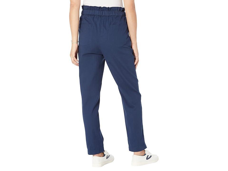 Draper James Paper Bag Pant in Washed Twill (Nassau ) Women's Clothing Product Image