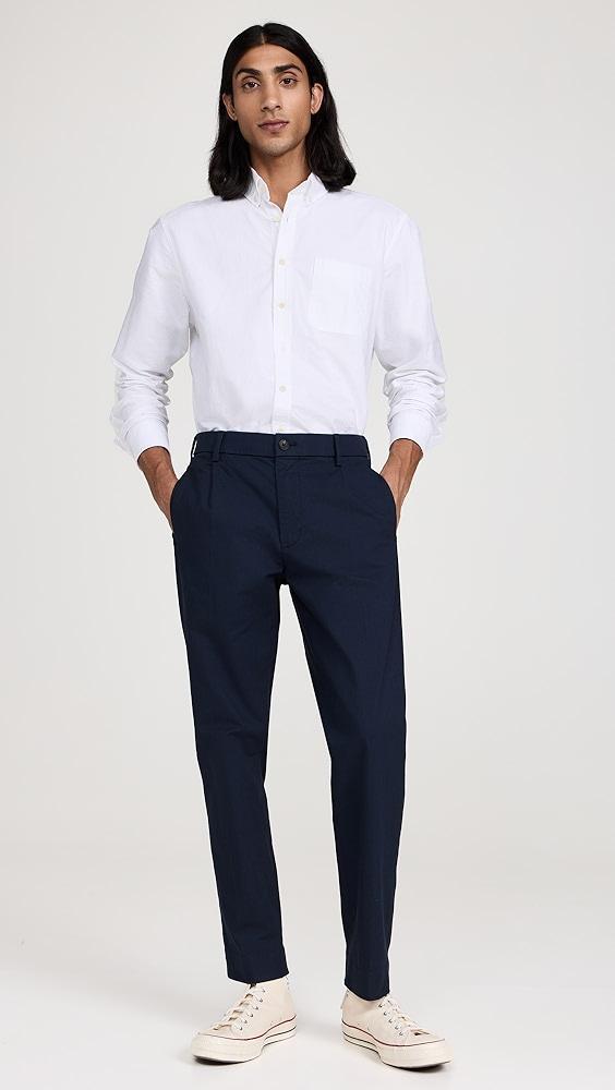 Club Monaco Hybrid Texture Elasticated Trousers | Shopbop Product Image