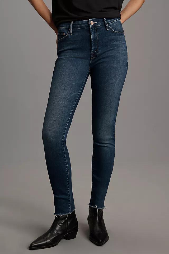 MOTHER The Looker High-Rise Ankle Fray Jeans Product Image