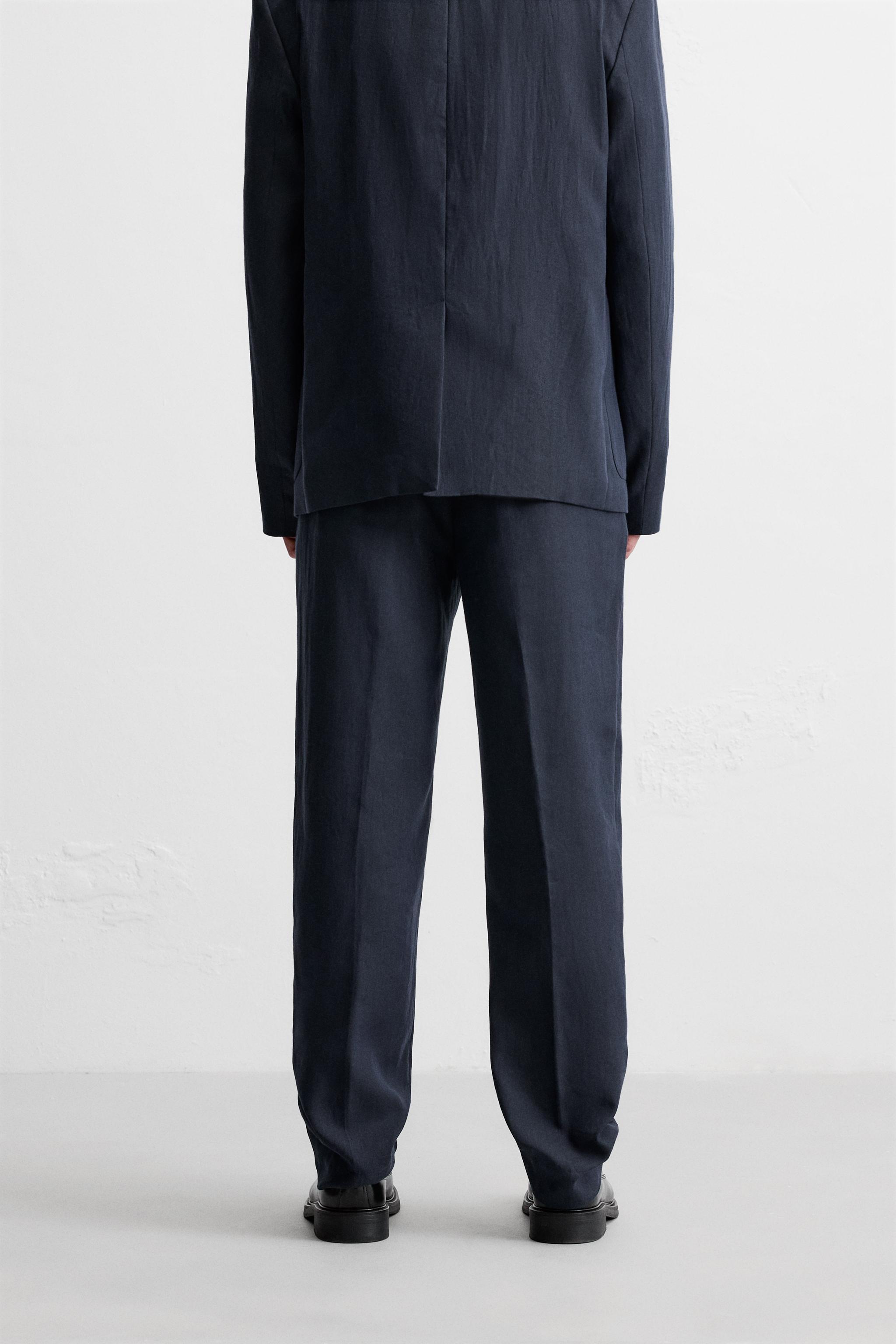 HERRINGBONE SUIT PANTS Product Image