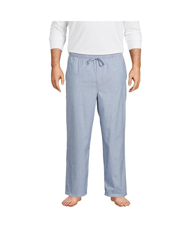 Lands End Mens Poplin Pajama Pants Product Image