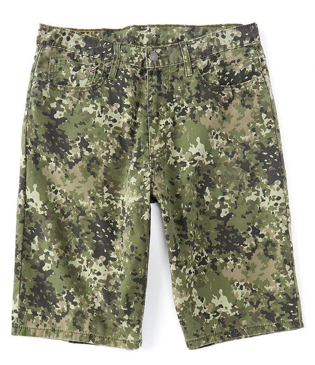 Levi's® 469 Loose Fit Camo 12#double; Inseam Denim Shorts Product Image