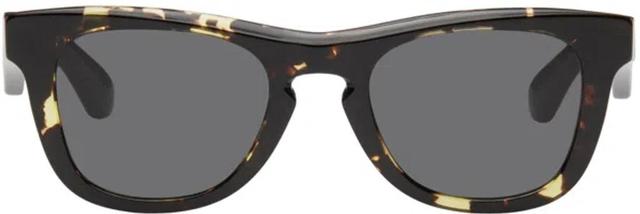 BURBERRY Brown Arch Facet Sunglasses In 410687 Product Image