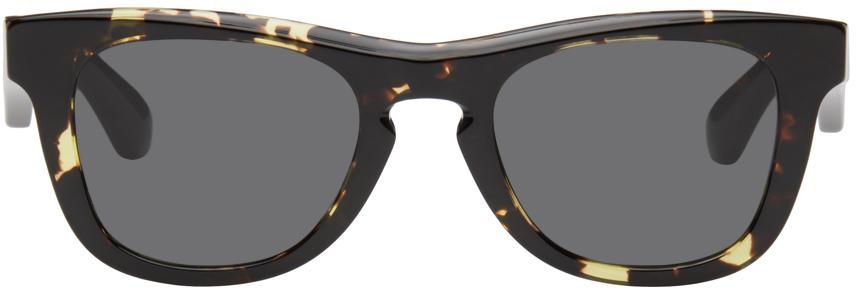 BURBERRY Brown Arch Facet Sunglasses In 410687 Product Image