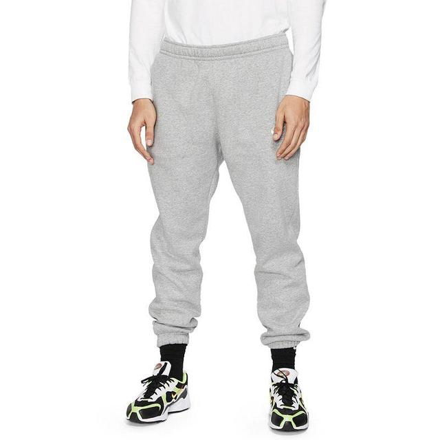 Mens Nike Club Fleece Pants Dark Gray Grey Product Image