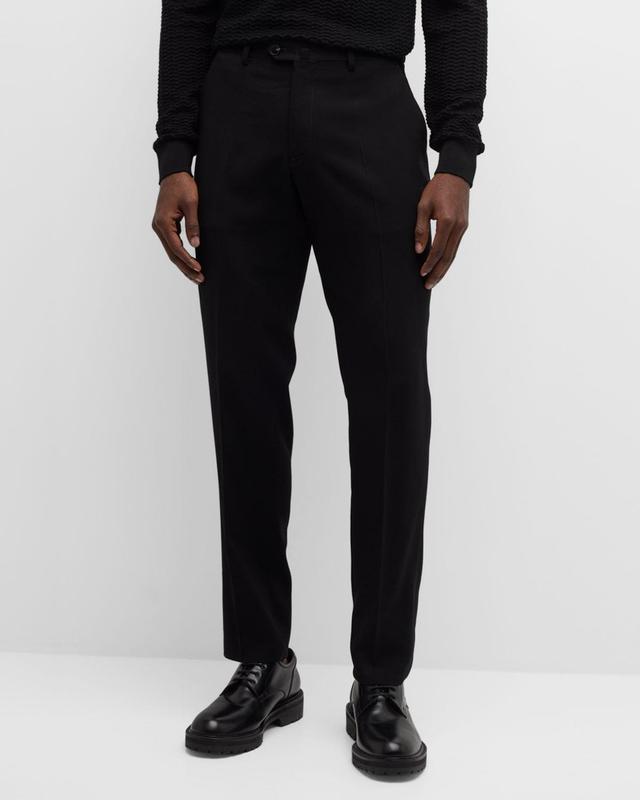 Emporio Armani Flat Front Trousers Product Image