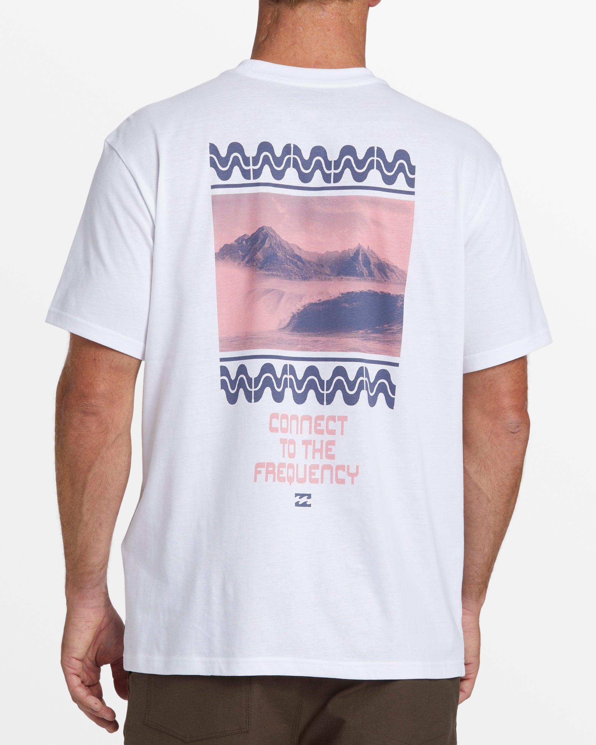 A/Div Frequency T-Shirt - White Male Product Image