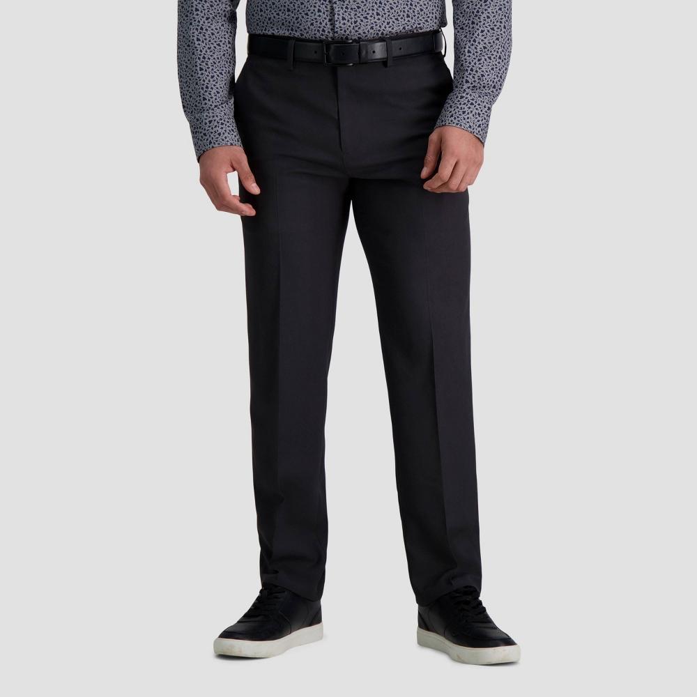 Haggar H26 Mens Premium Stretch Straight Fit Trousers - Charcoal 40x30 Product Image