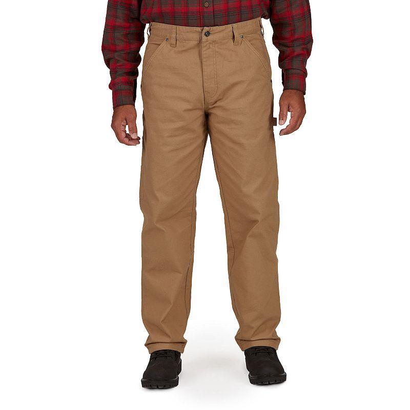 Mens Smiths Workwear Stretch Duck Canvas Carpenter Pants Brown Product Image