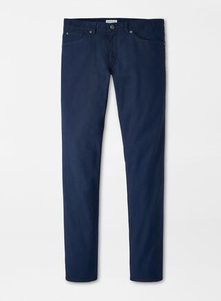 Peter Millar Mens Crown Comfort Five-Pocket Pant | Color: Washed Navy | Size: 34 Product Image