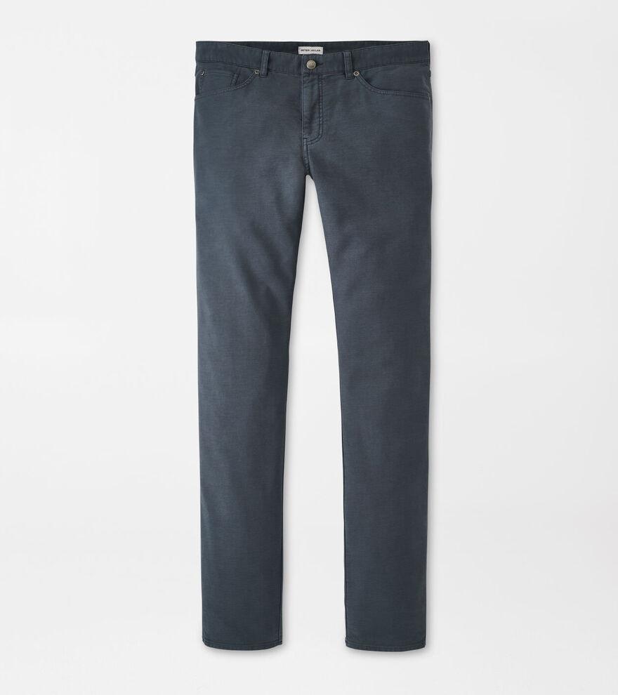 Peter Millar Mens Coastline Five-Pocket Pant | Color: Iron | Size: 33 Product Image