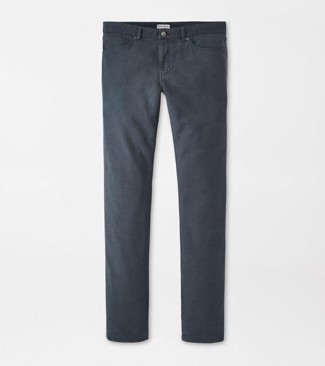 Peter Millar Mens Coastline Five-Pocket Pant | Color: Iron | Size: 33 Product Image