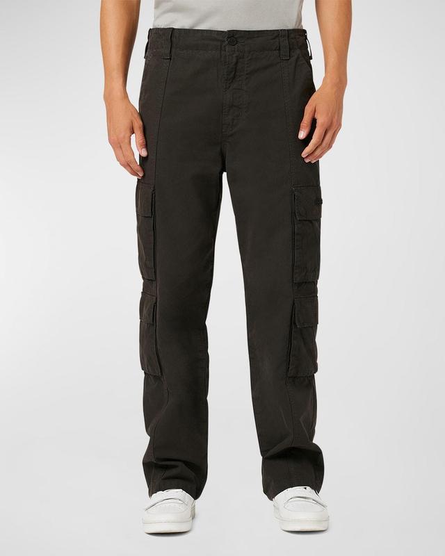 Hudson Jeans Wide Leg Linen Blend Cargo Pants Product Image