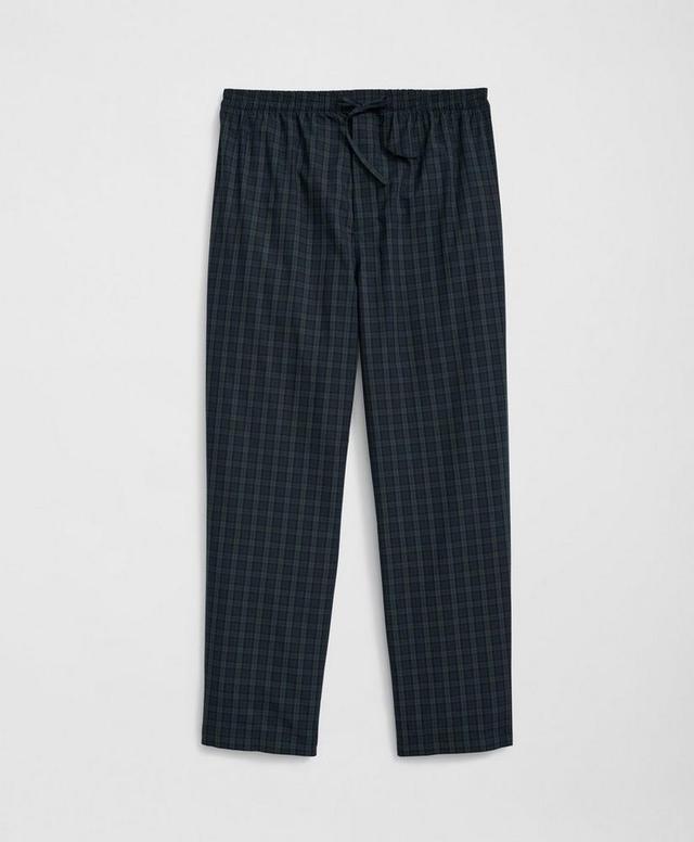 Cotton Broadcloth Black Watch Lounge Pants Product Image